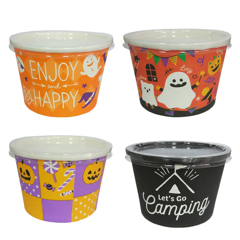 Food Grade ice cream Cups Custom Printed Ice Cream Cup Take Away Ice Cream Cups