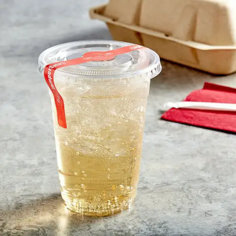 Bicchieri per bevande in plastica trasparente monouso da asporto PLA Juice Soda Bubble Mike Tea