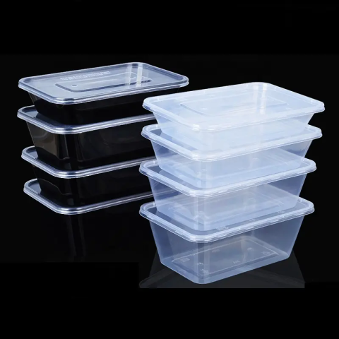 Factory Direct Sales Disposable PP Plastic Food Lunch Box Packaging Container