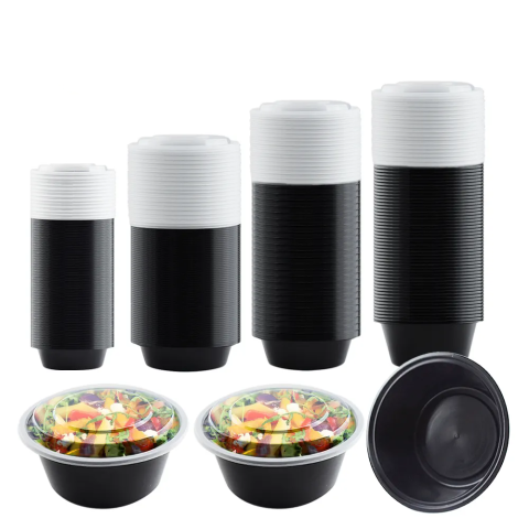 Multi function compartment PP disposable plastic meal container microwave food boxes
