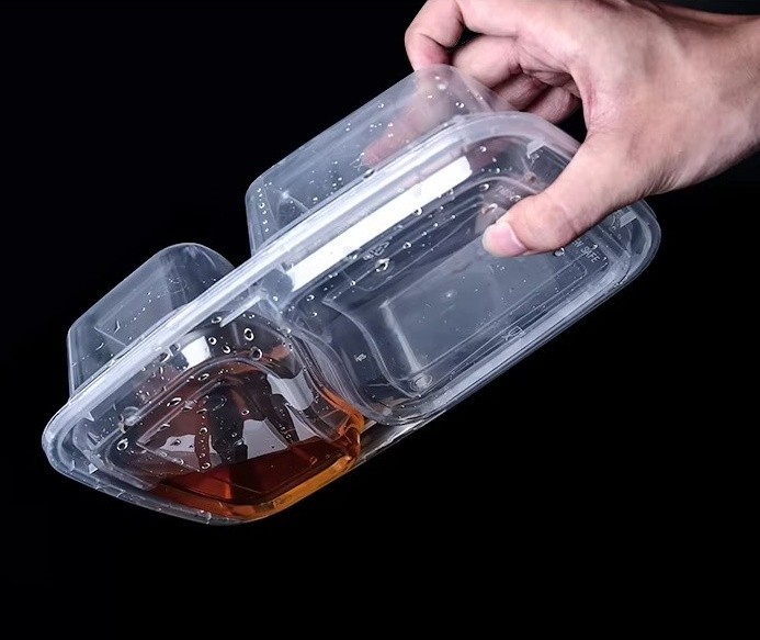 Takeaway Food Lunch Box Disposable Food Containers PP Plastic Food Packing Meal Bowl