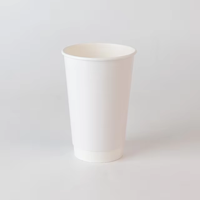 カスタムロゴ 16オンス 二重壁紙コップ パーソナライズデザイン ホットコーヒー用 PEコーティング 500ml & 300ml 容量