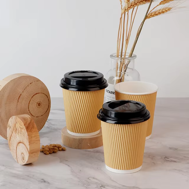 Kraft Paper Custom Coffee Cup