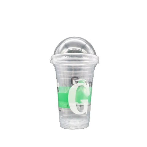 Hot Sale Disposable Plastic Cup 100ml with Dome Lids