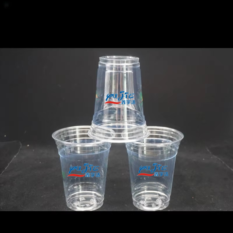 Custom Printed Biodegradable PET Plastic Cups