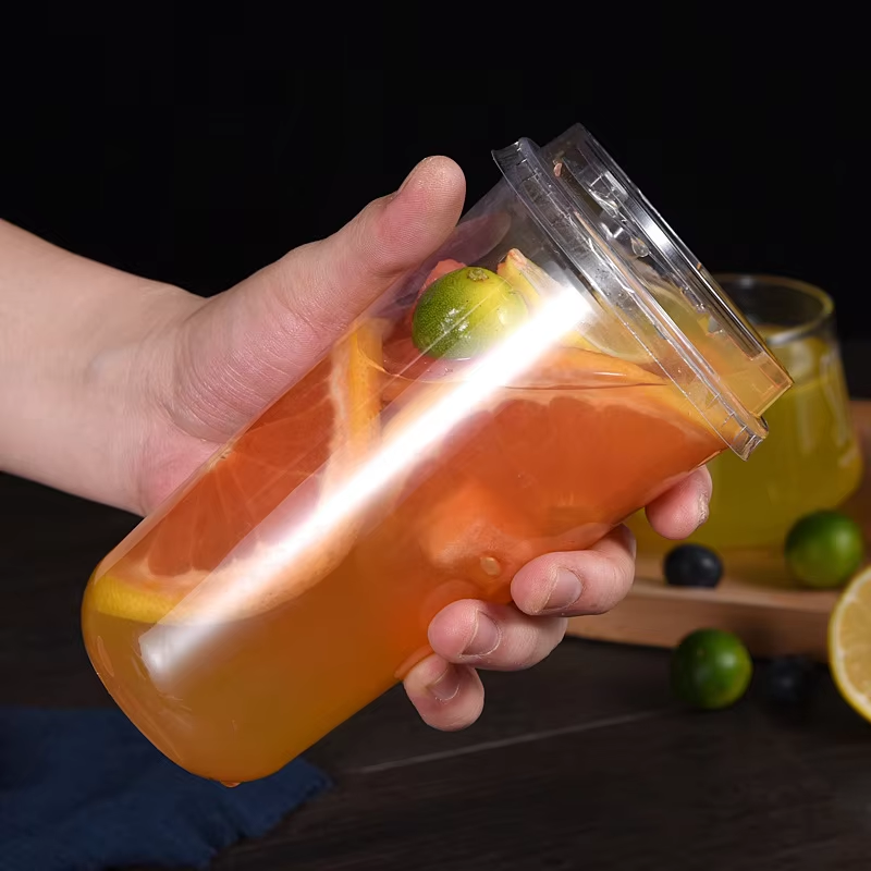 แก้วพลาสติก สัตว์เลี้ยง ใสสำหรับใส่ชา กาแฟ น้ำผลไม้ เย็น คุณภาพพรีเมียม ขนาด 5/7/9/12/20/32 ออนซ์