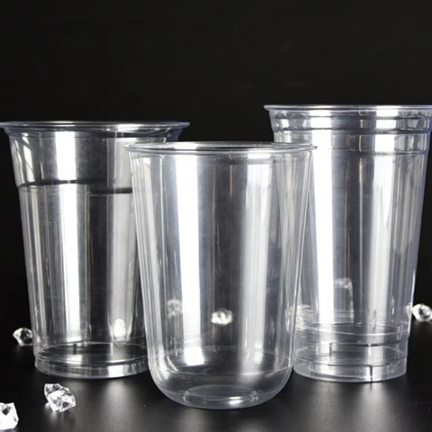 clear 7oz 8oz 10oz 12oz 16oz 20oz 24oz Custom logo Printed Cold Coffee Drinking Plastic Pet Cups to Go for Smoothies