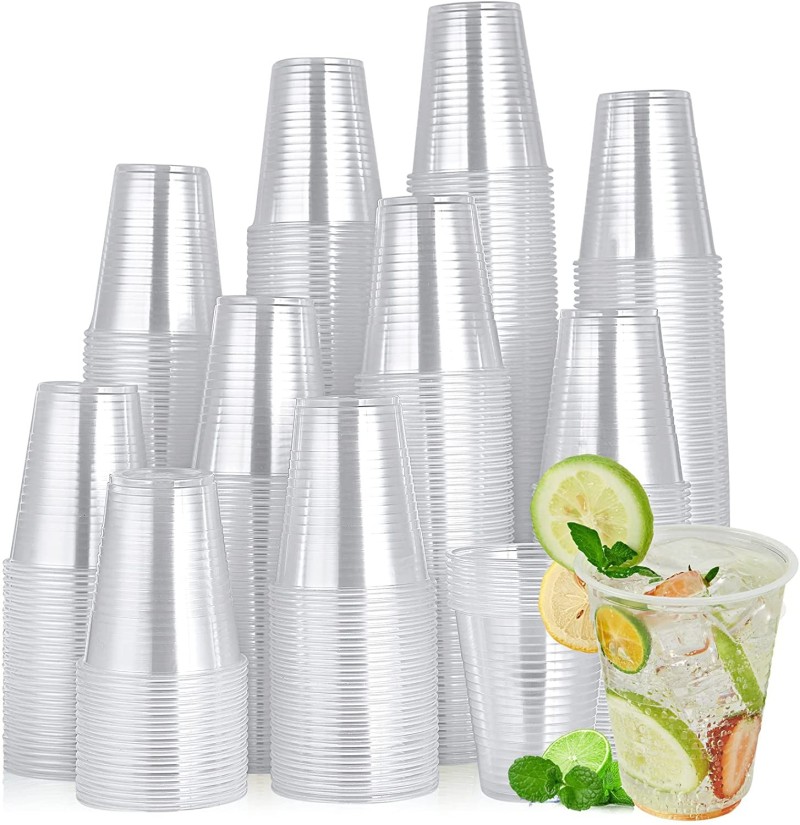 Gobelets jetables en plastique PET pour thé Boba