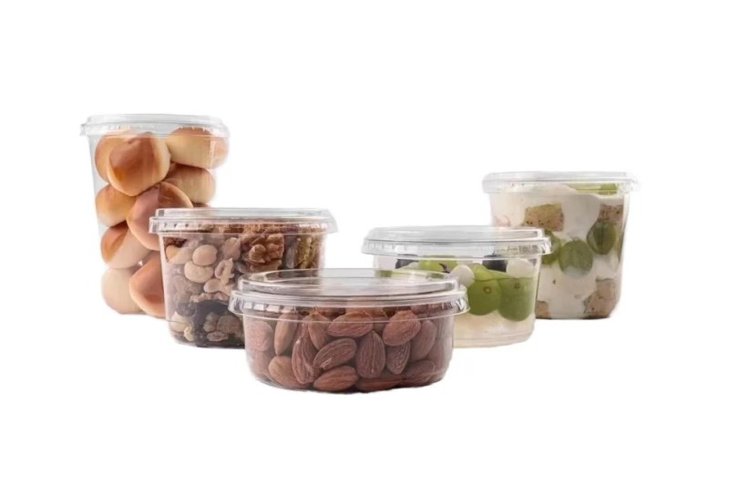 Bol d'açaï en plastique PET avec couvercle (8 oz, 12 oz, 16 oz, 24 oz, 32 oz)