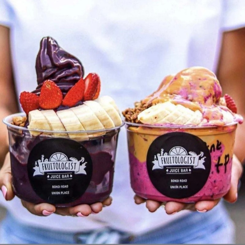 Bol d'açaï en plastique PET avec couvercle (8 oz, 12 oz, 16 oz, 24 oz, 32 oz)