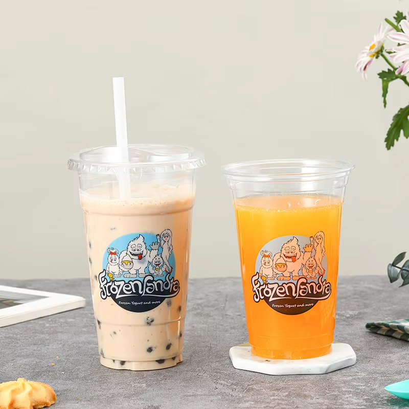 Customized milk tea cups
