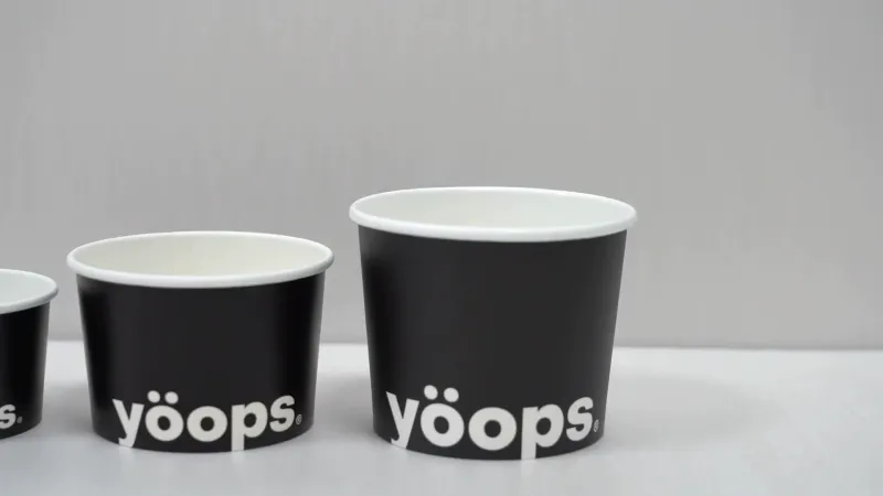 Impermeable PE Coating Stock Ice Cream Cups Ice Dessert Packing Cups