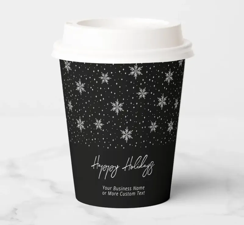 XYJ Fashionable Single Wall Hot Coffee Paper Cups Custom Craft Paper For Drinking