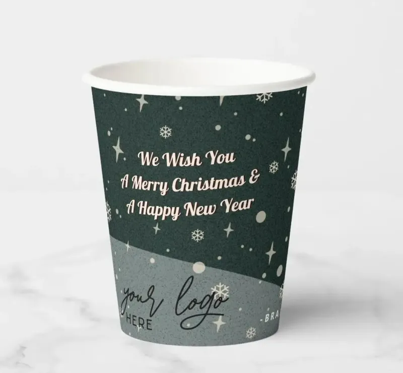 XYJ Fashionable Single Wall Hot Coffee Paper Cups Custom Craft Paper For Drinking