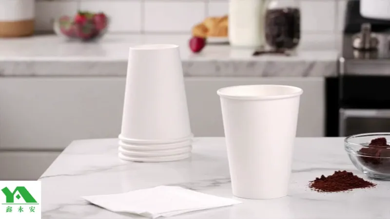XYJ Paper Cup Single Wall Coffee Cup Various Sizes Takeaway Logo Optional