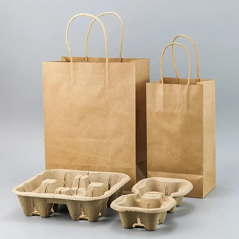 Disposable Biodegradable Kraft Coffee Embossed Cups Hot Insulated Paper Cup With Lid