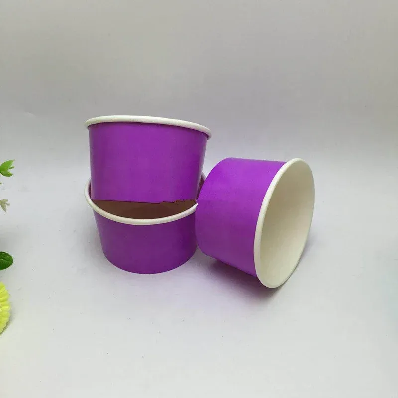 Wholesale Ice Cream Cups Paper Yogurt cups Custom Design