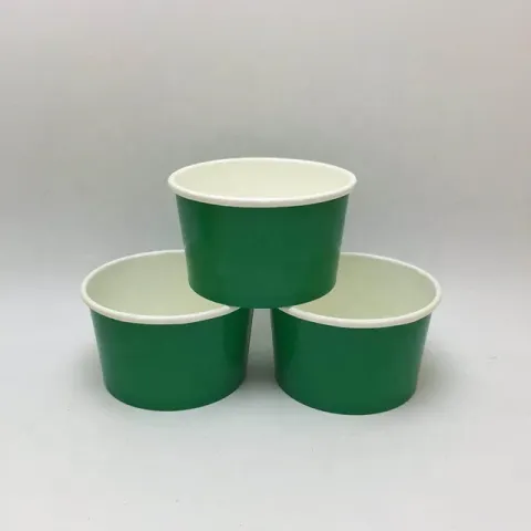 Bicchieri per gelato all'ingrosso Bicchieri per yogurt in carta Design personalizzato