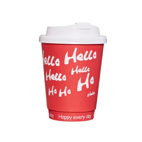 Factory Direct Hot stamping process Double Wall Disposable Coffee Cups