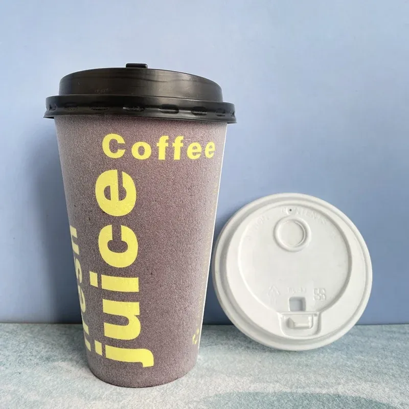 High quality paper cup with foaming process in single wall for coffee shop