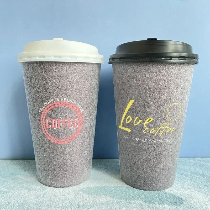 High quality paper cup with foaming process in single wall for coffee shop