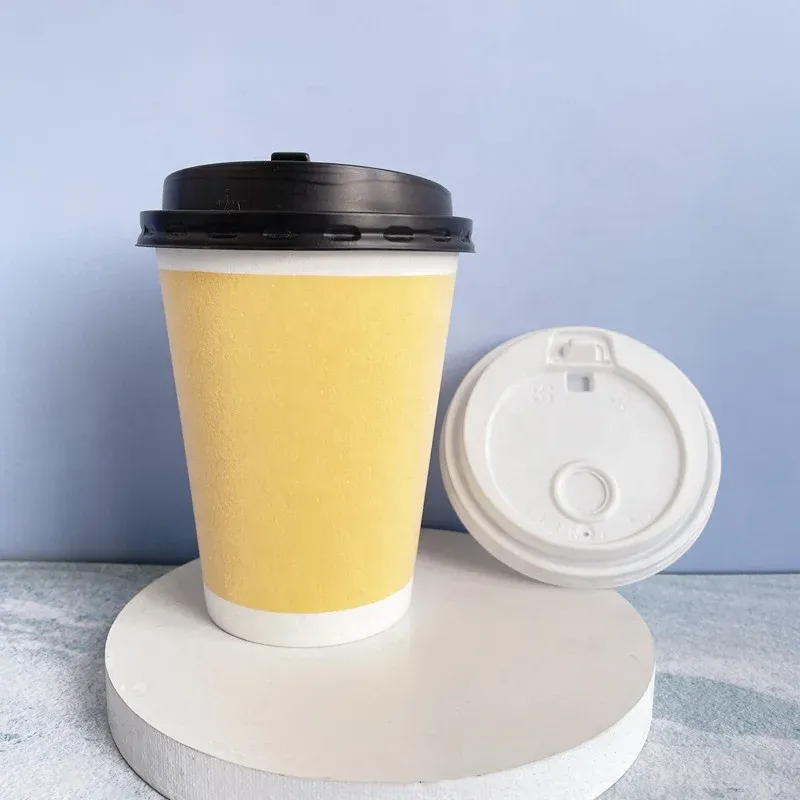High quality paper cup with foaming process in single wall for coffee shop