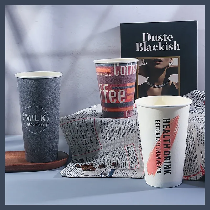 Disposable coffee paper cup Single Wall Coffee Paper Cups for Hot Drink and Milk