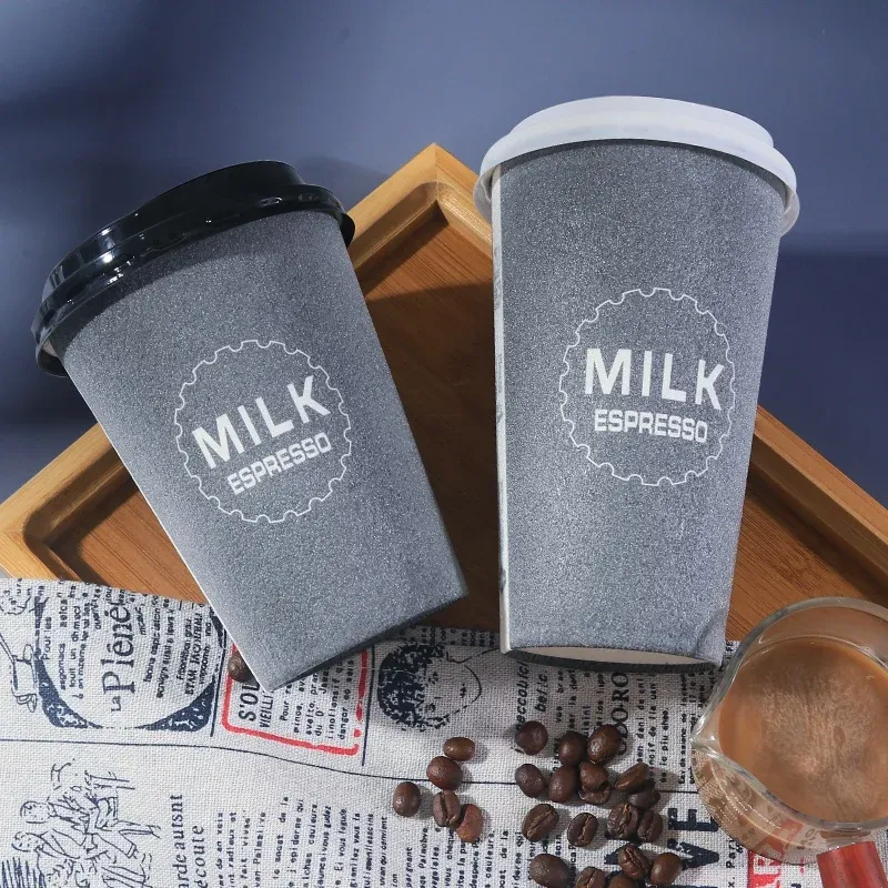 Disposable coffee paper cup Single Wall Coffee Paper Cups for Hot Drink and Milk