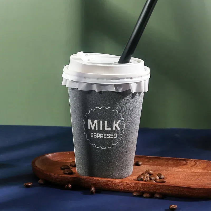 Disposable coffee paper cup Single Wall Coffee Paper Cups for Hot Drink and Milk