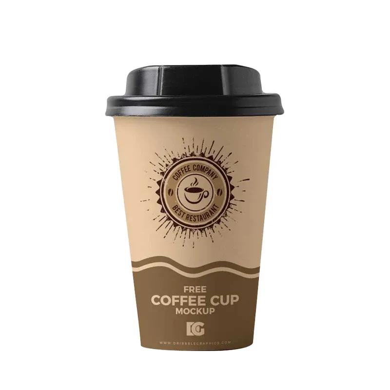 High quality single wall paper cup hot drink disposable paper cup