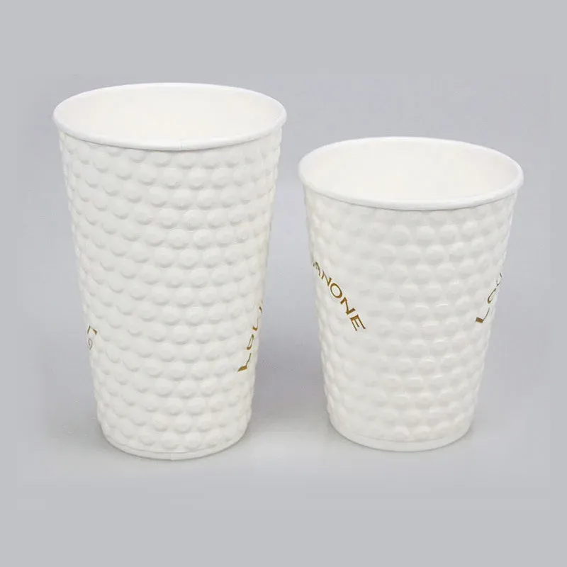 Embossed paper cup for vending Wholesale coffee Paper Cups