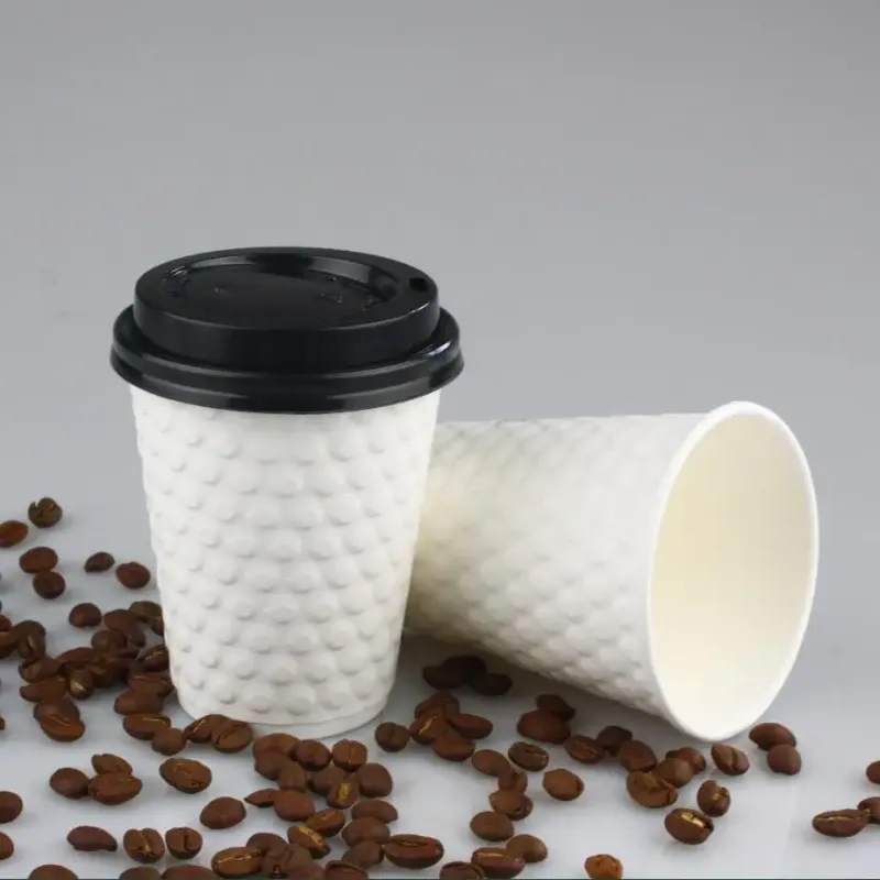 Embossed paper cup for vending Wholesale coffee Paper Cups