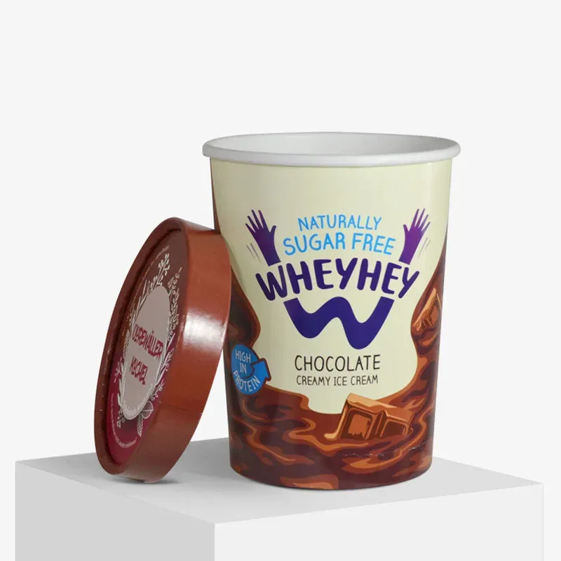 Ice Cream Packaging Container paper cup ice cream cups customized