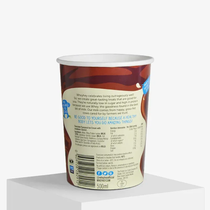 Ice Cream Packaging Container paper cup ice cream cups customized