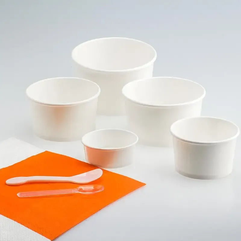 Custom Printed Personal Logo Soup Paper Cups Food & Beverage Packaging Solutions