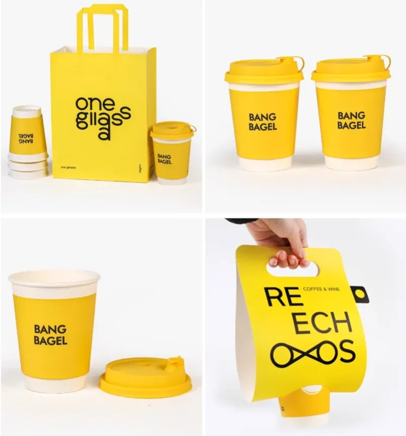 Machines making craft paper bag wholesale craft food packing bag with handle