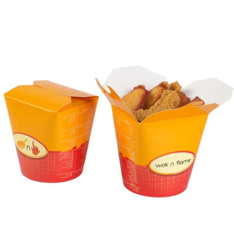 pasta packaging bowl double-sided coated round bottom paper soup bowl for takeaway
