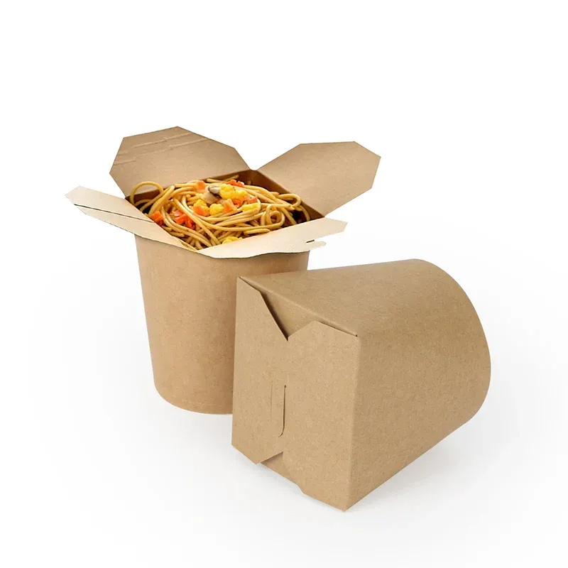 Disposable oz take away noodle box food packaging boxes with customized logo