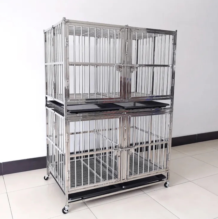 Stainless Steel Dog Cage