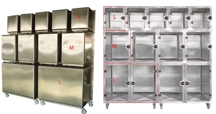 Stainless Steel Dog Boarding Cage
