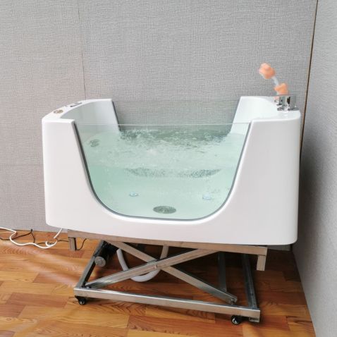 Electric Lift Dog Grooming Bathtub