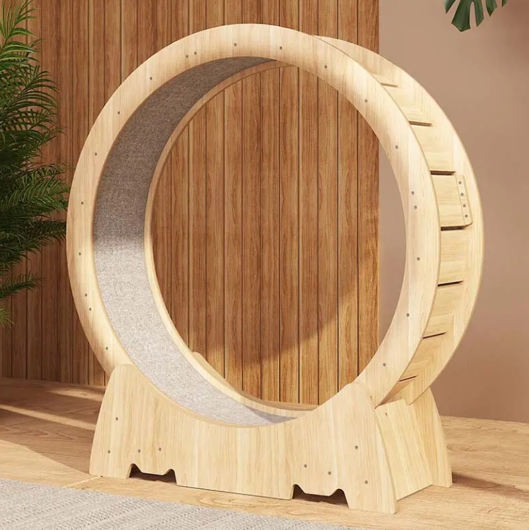 Wood Cat Exercise Wheel
