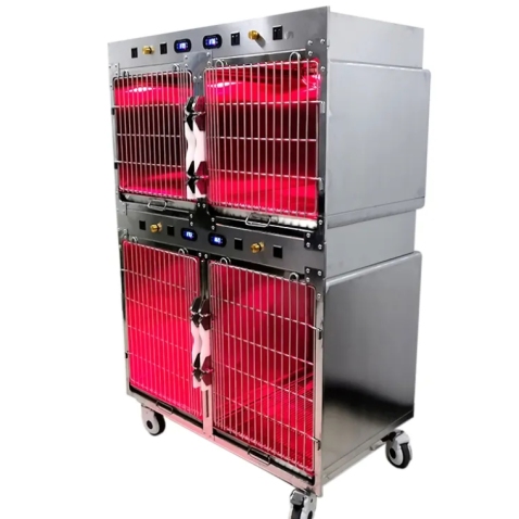 Stainless Steel Animal Oxygen Cage