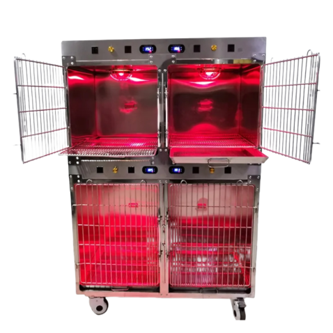 Stainless Steel Animal Oxygen Cage