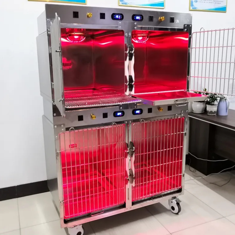 Stainless Steel Pet Oxygen Cage