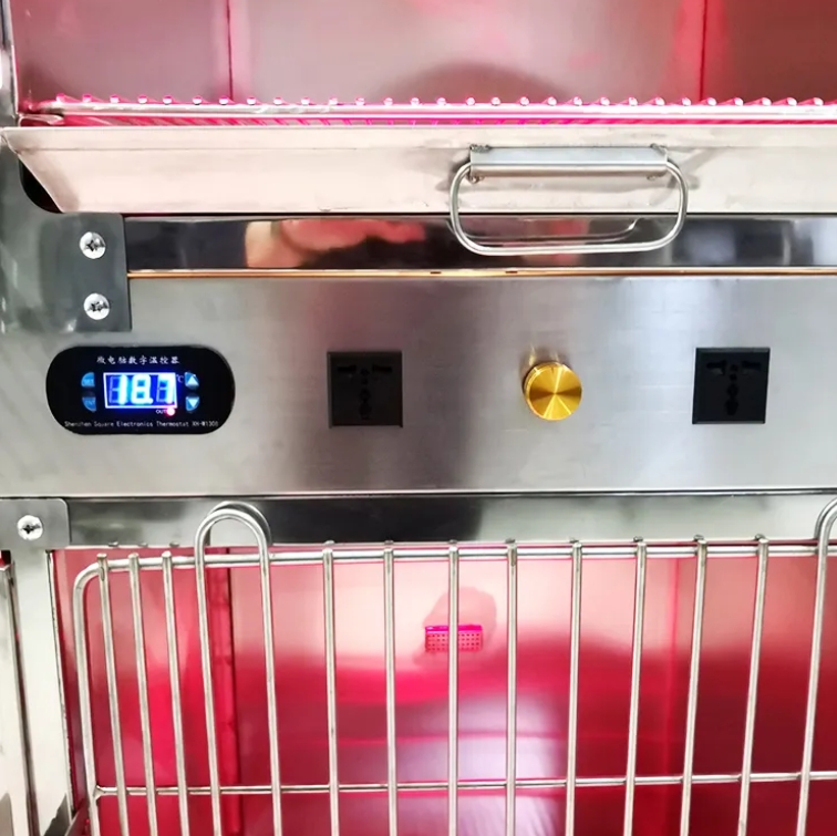 Stainless Steel Veterinary Oxygen Cage