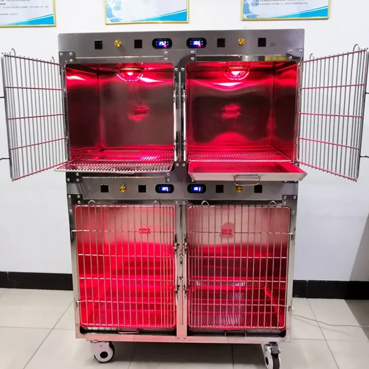 Stainless Steel Veterinary Oxygen Cage