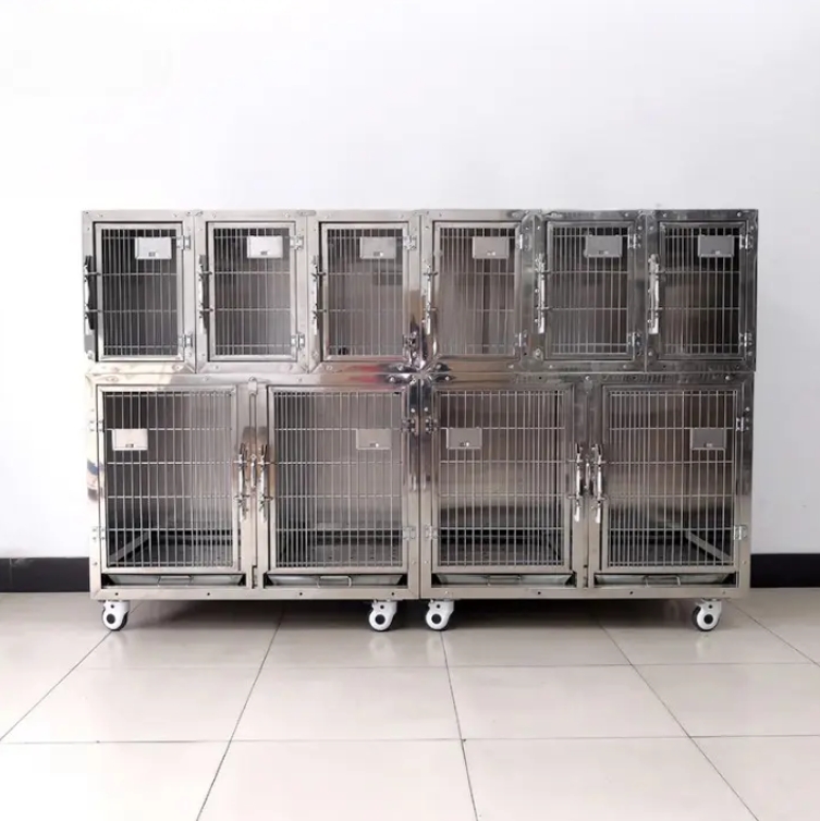 Stainless Steel Veterinary Cage