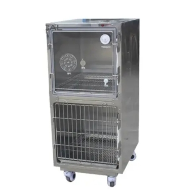 Stainless Steel Veterinary Oxygen Cage