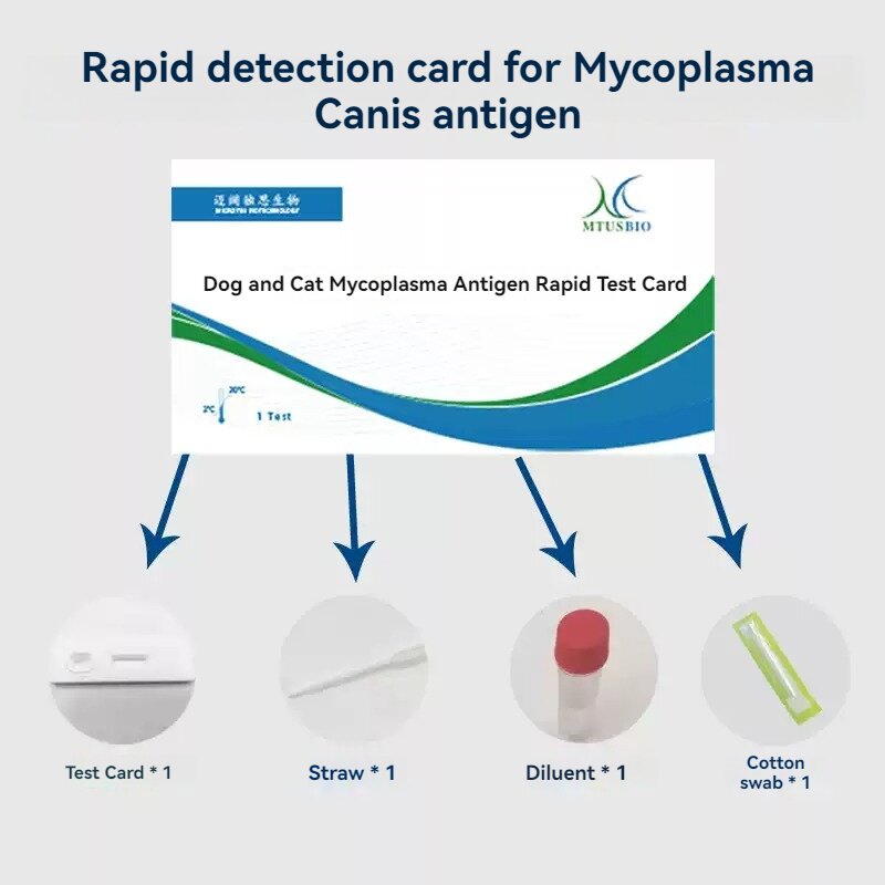 Dog and Cat Mycoplasma Antigen Rapid Test Card